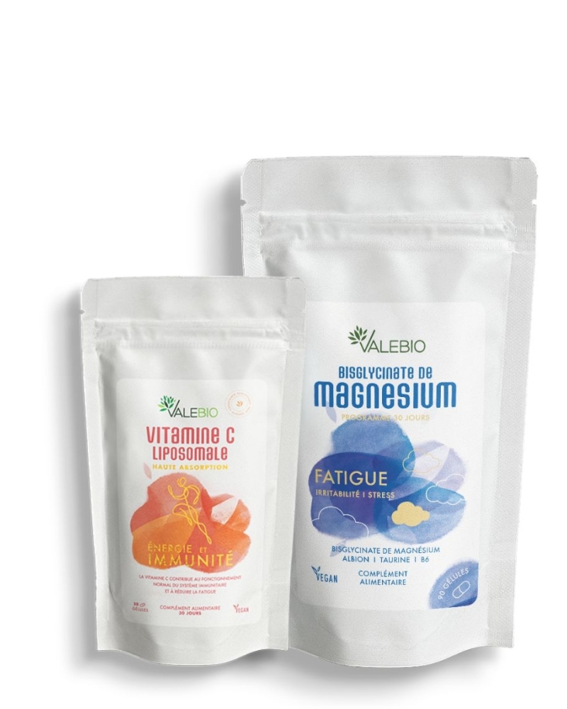 Pack Magnésium + Vitamine C - Cure Anti-Fatigue