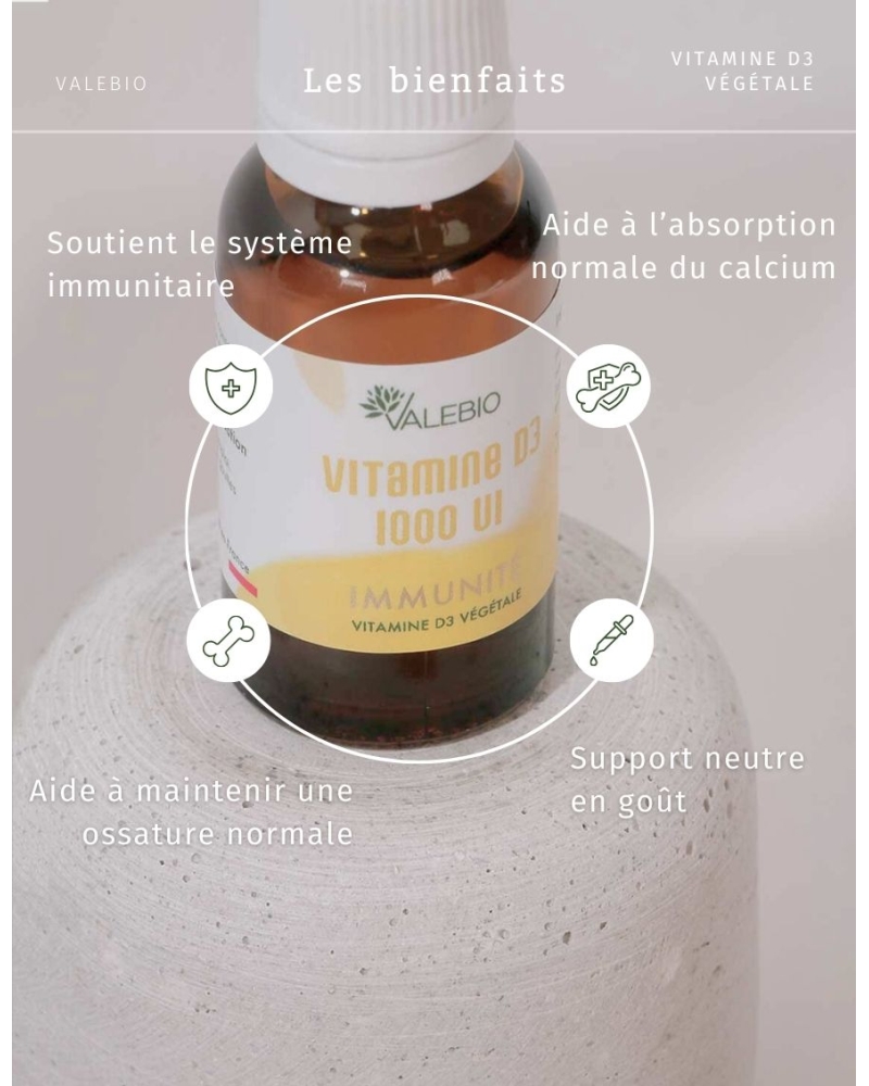 Vitamine D3 végétale naturelle en gouttes Valebio — free download