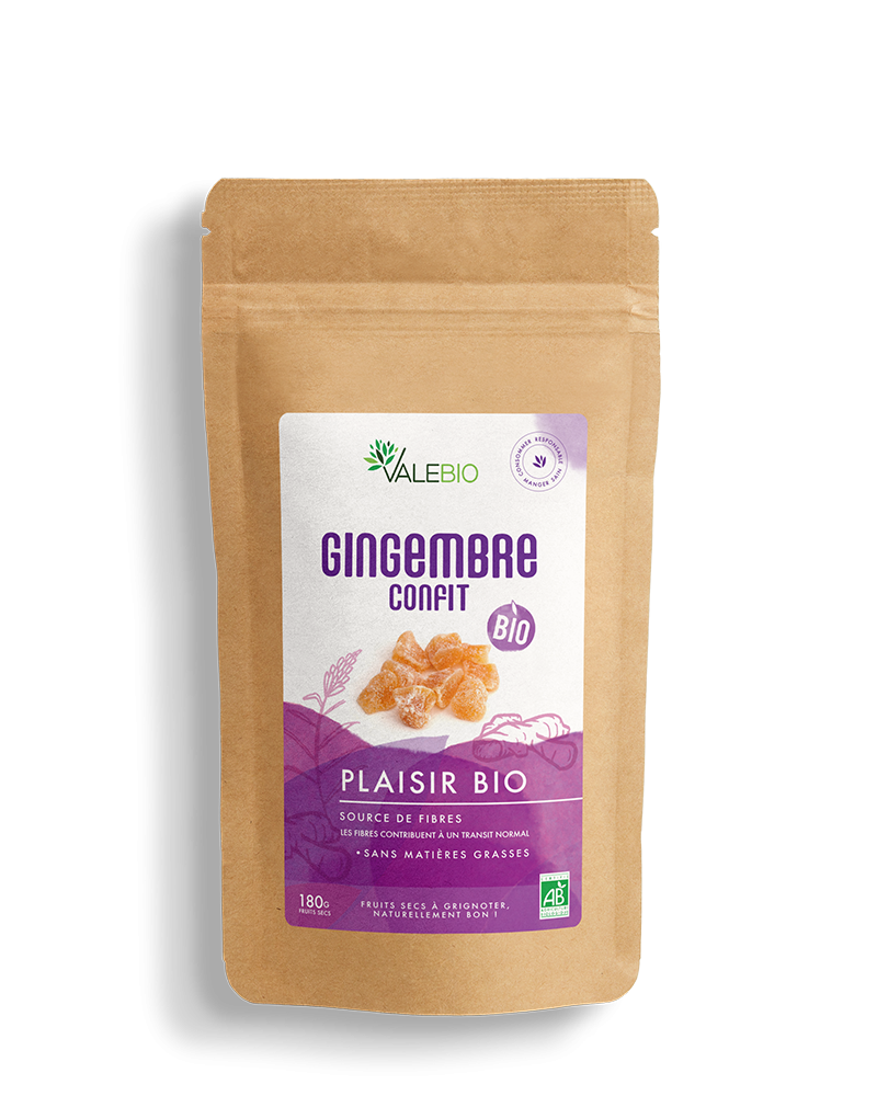 Gingembre confit bio 200 g