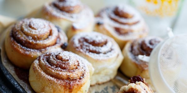brioche roulée à l'ube
