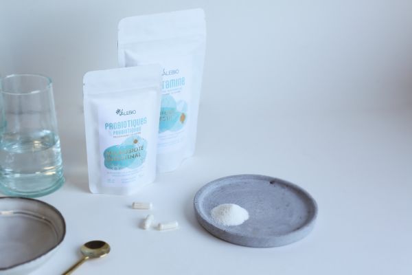 sachet de glutamine et probiotiques